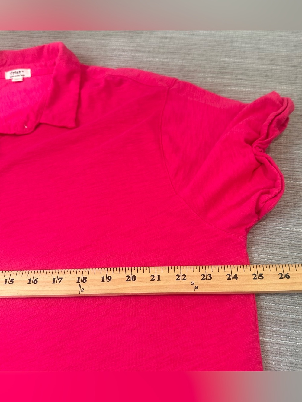 Sundance Catalog Dylan Women’s Michaela Pink Short Sleeve Cotton Shirt XXL - Picture 6 of 8